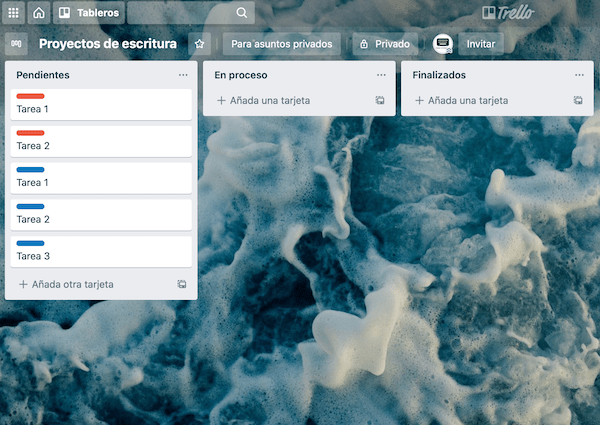 tablero kanban