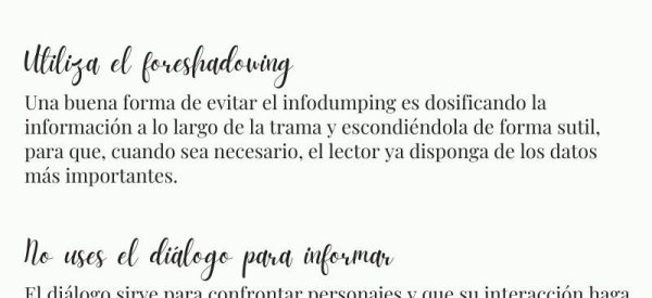 infodump